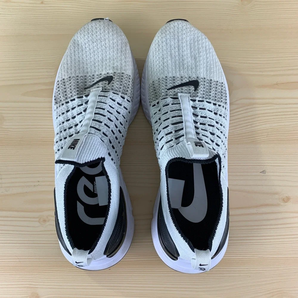 Nike Men React Phantom Flyknit 2 Shoe Size 12 Mesh Sneakers Slip On Athletic A2